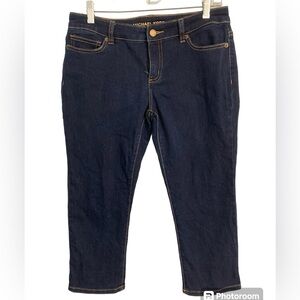 Michael Kors Skinny Capri cropped jeans pants denim Size 4 stretch